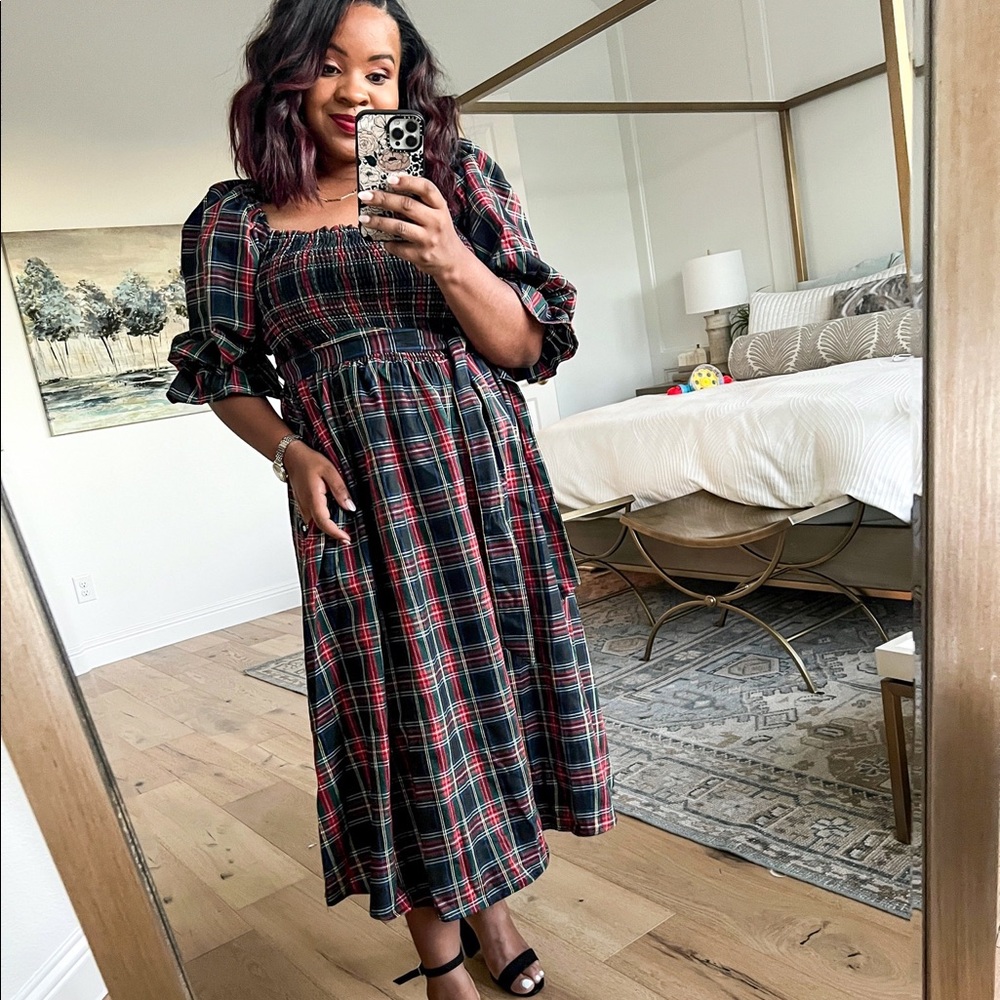 Aura Plaid Dress